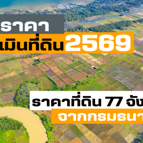 เช็กราคาประเมินที่ดิน 2569 ราคาที่ดิน 77 จังหวัด จากกรมธนารักษ์