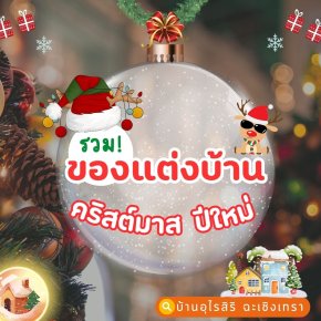 แต่งบ้าน ในเทศกาล คริสต์มาส-ปีใหม่ 