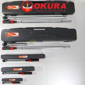 ของแท้!!! ด้ามขันปอนด์ OKURA รุ่น G-OKTW ขนาด 1/4" 3/8" 1/2" 3/4" 1" [ 2 หุน -1" ] ด้ามปอนด์ ด้ามปอน ประแจทอร์ค ประแจปอน
