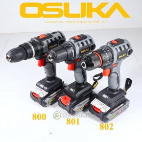 ของแท้ !! สว่านไร้สาย OSUKA 800 801 802 สว่านแบต เจาะปูน OCHD OCD แท้ สว่านกระแทก ไร้สาย สว่าน แบตเตอรี่ โอซูกะ ไขควง