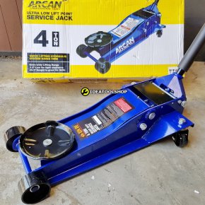 แม่แรง ตะเข้  ยกรถ 4 ตัน ARCAN สูบคู่  แบบ โหลดเตี้ย จานใหญ่ HEAVY DUTY SERVICE JACK 4 TON [ XIN DE ] จะเข้