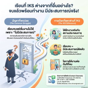  เรียนที่ไหนดี? ทำไม IKS ถึงตอบโจทย์คนอยากมีงานทำทันทีหลังเรียนจบ