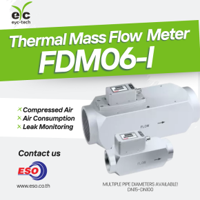 FDM06-I Venturi Thermal Mass Flow Meter for Compressed Air Monitoring System in Industrial Factory