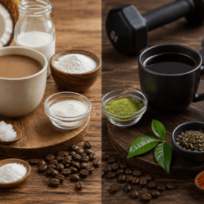 เปรียบเทียบคุณสมบัติกาแฟลดน้ำหนักสูตรคีโต (Keto) vs สูตรเร่งการเผาผลาญ (Burn) 