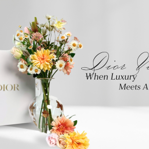 Dior Vase.. แจกันดอกไม้ที่เล่าเรื่องราวของการพบปะระหว่างความหรูหราและงานศิลป์