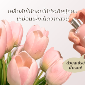 เคล็ดลับให้ดอกไม้ประดิษฐ์หอมเหมือนเพิ่งเด็ดจากสวนด้วยสเปรย์น้ำหอม