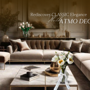 Rediscover Classic Elegance with Artificial Flowers from ATMO Decor