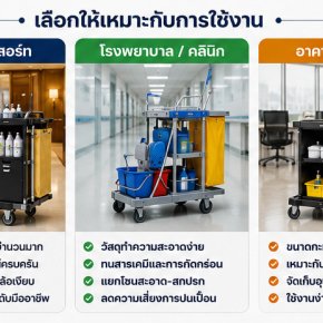 รถเข็นทำความสะอาด