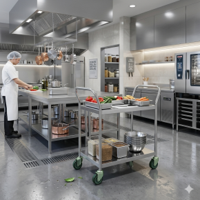 รถเข็นสแตนเลส