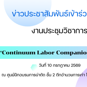 Labor companionship workshop training program: provider course