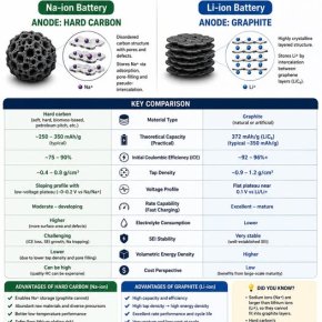  Fact about Na-ion and Li-ion Battery (1) ANODE MATERIALS