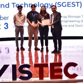 Kan Homlamai "Best Presentation Award" The 1st Sustainable and Green Electrochemical Science andTechnology (SGEST) Symposium 2023