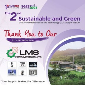 A heartfelt thank you to our #SGEST2024  Silver Sponsors!, LMS Instruments Thailand!