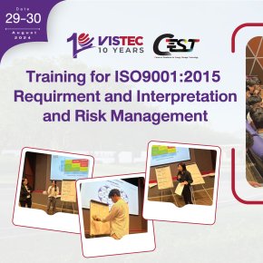 Training for ISO 9001:2015  Requirment and Interpretation and Risk Management #cestvistec #VISTEC #ISO9001