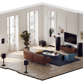 การติดตั้งระบบเสียงรอบทิศทางภายในบ้าน