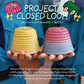 Precious Plastic Bangkok x RecyGlo 
