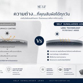 ความต่าง...ที่คุณสัมผัสได้ SELF Sunglasses Lens เลนส์กันแดด ของสายลุย