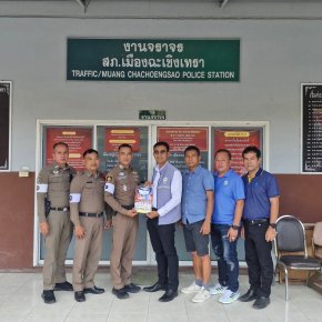ประธานหอการค้าจังหวัดฉะเชิงเทราและคณะเข้าหารือการจัดจราจร งาน เดิน-วิ่งสมาธิวิสาขะ พุทธะบูชา ถือศีลห้า ลด ละ อบายมุขประจำ อบายมุข ประจำปี 2568 เมื่อวันที่  7 พฤษภาคม 2568