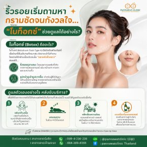  ริ้วรอยเริ่มถามหา กรามชัดจนกังวลใจ...โปรแกรม... "โบท็อกซ์" ช่วยดูแลได้อย่างไร? 