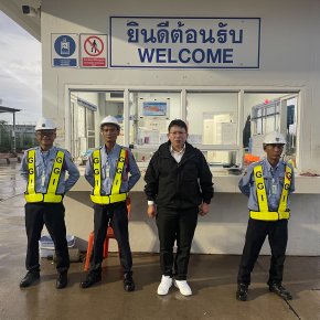 Visiting the oil depot unit of TPN Oil Pipeline Transport Company, Khon Kaen Province
