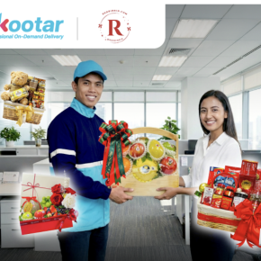 Skootar จัดส่งกระเช้าผลไม้และช่อดอกไม้ RedRibbin ส่งด่วน 3 ชม.