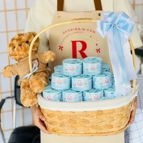 กระเช้านมส่งด่วน กระเช้าเยี่ยมไข้ส่งโรงพยาบาล RB196