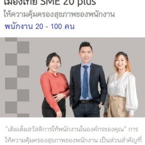 ประกันกลุ่ม SME20 Plus พนักงาน 20-100