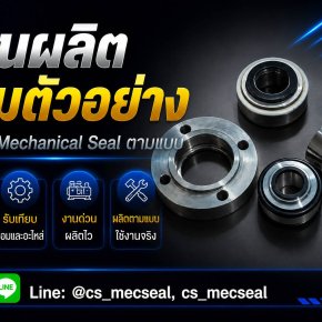 บริการรับซ่อมและผลิต Mechanical Seal ตามตัวอย่าง โดย CS SEAL AND PART