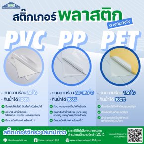 Plastic Stickers PVC, PP, and PET: What Are the Differences and Which One Should You Choose?