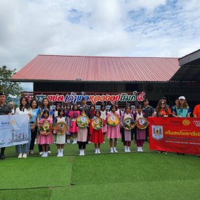 มูลนิธิพุทธรักษาจับมือกลุ่มโรตารี่ฯ เยี่ยมโรงเรียนตชด.ลุยสร้างสิ่งดีๆต่อเนื่อง