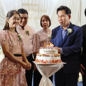 "นายกฯสุนทร"ตัวแทนปกครองท้องถิ่น อวยพรวันเกิด"พุทธชาติ-ณิชากร เชื้อไทย