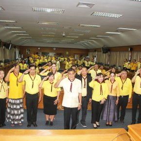 "นายกสุนทร"ได้รับเลือกเป็น ประธานชมรมลูกเสือชาวบ้านสมุทรปราการ