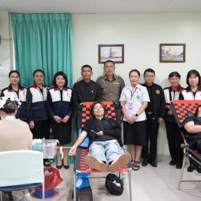 "ฉะเชิงเทรา"รับบริจาคเลือดสำรอง ช่วยเหลือรพ.พื้นที่ชายแดนไทย-กัมพูชา