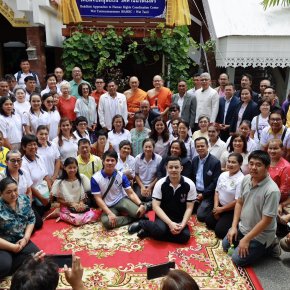 ได้ฤกษ์เปิดศูนย์ประสานงาน พุทธวิธีฯวัดตานีนรสโมสร ปัตตานี
