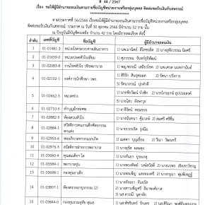 ประกาศที่ 44/2567 เรื่อง ขอให้ผู้มีอำนาจถอนเงินตามรายชื่อบัญชีหน่วยงานหรือกลุ่มบุคคล ติดต่อขอรับเงินกับสหกรณ์