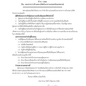 ประกาศที่ 41/2568 เรื่อง เสนอราคาการจ้างเหมาบริษัทรักษาความปลอดภัยของสหกรณ์