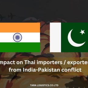 Impact on Thai importers / exporters from India-Pakistan conflict