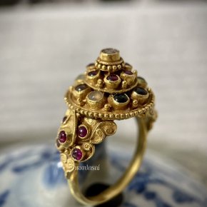 Navaratna Chatra Ring. A Jewel of Faith and Cosmic Harmony