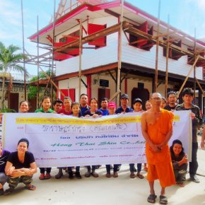 กิจกรรมอาสาทาสีกุฏิวัดราษฎร์บำรุง (คลองตาเจี่ย)