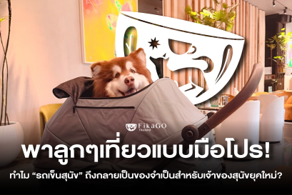 พาน้องหมาเที่ยวแบบมือโปร! ทำไม รถเข็นสุนัข ถึงกลายเป็นของจำเป็นสำหรับเจ้าของสุนัขยุคใหม่?
