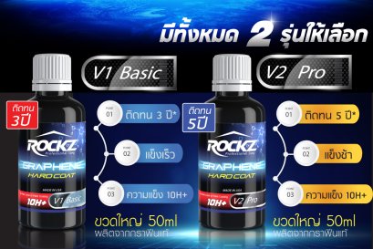 น้ำยาเคลือบแก้วกราฟีน 10H ROCKZ