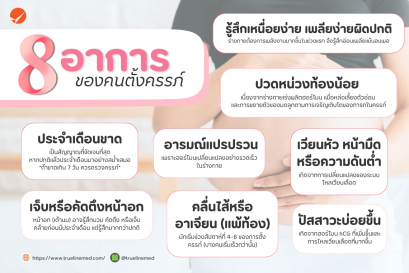 8 อาการของคนตั้งครรภ์ !!