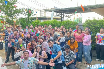 PARADISE  Executives and staff join in preserving Thai traditions, Songkran Festival 2025