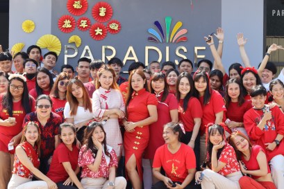 Chinese New Year 2024, Executives along with office workers