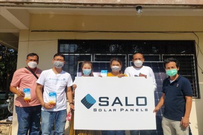 Be a part of self-reliance support, “Finnolar” provides SALO® solar panels to Santi Wana Eco Community.