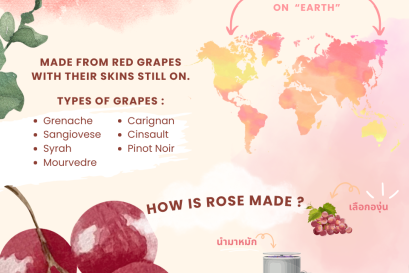 "ไวน์โรเซ่ (Rosé Wine)