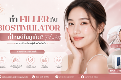 ทำ Filler กับ Biostimulator ที่ไหนดีในภูเก็ต? เกณฑ์เลือกที่ควรรู้ก่อนตัดสินใจ
