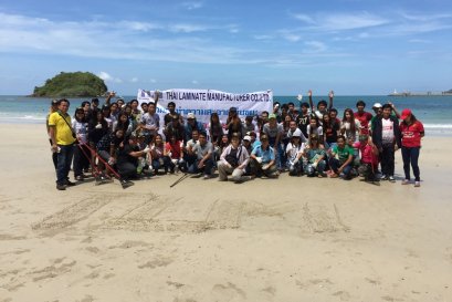21 July 2015 Beach Clean-up at Nang Rum Beach in Chonburi.