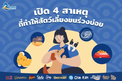 เปิด 4 สาเหตุ ที่ทำให้สัตว์เลี้ยงขนร่วงบ่อย