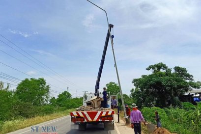 งานติดตั้งไฟฟ้าแสงสว่าง จังหวัดกำแพงเพชร